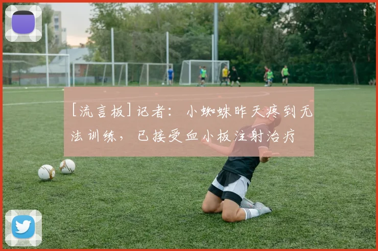 [流言板]记者：小蜘蛛昨天疼到无法训练，已接受血小板注射治疗