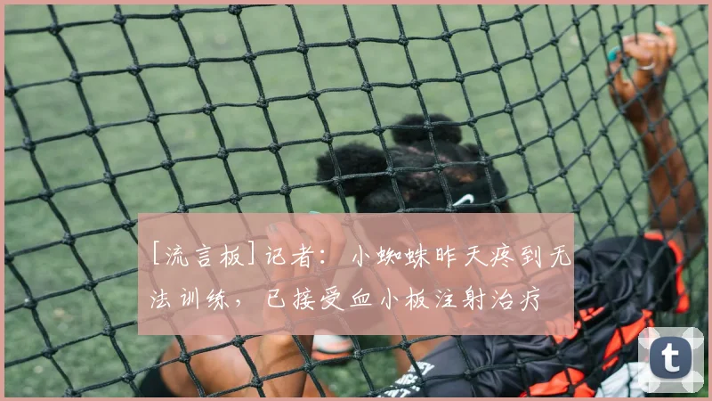 [流言板]记者：小蜘蛛昨天疼到无法训练，已接受血小板注射治疗